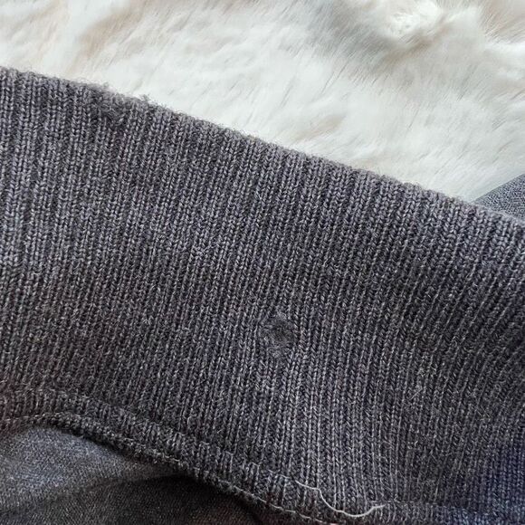 Bilancioni Zip Up Sweater Jacket Silk Wool Blend Dark Charcoal Gray size 52 - Picture 8 of 13